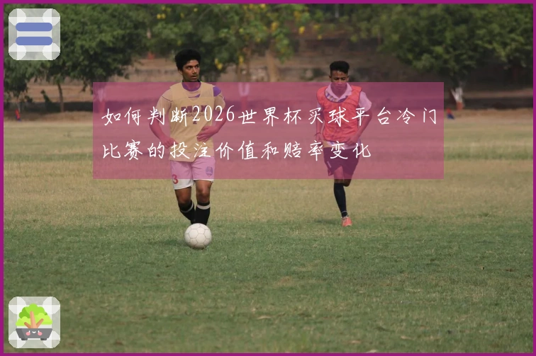 如何判断2026世界杯买球平台冷门比赛的投注价值和赔率变化